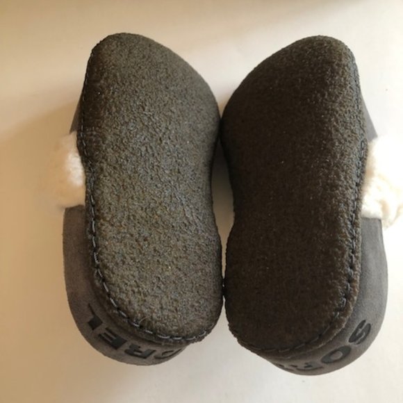 SOREL Nakiska Slide II  suede slipper. Size: 10 - Picture 4 of 6